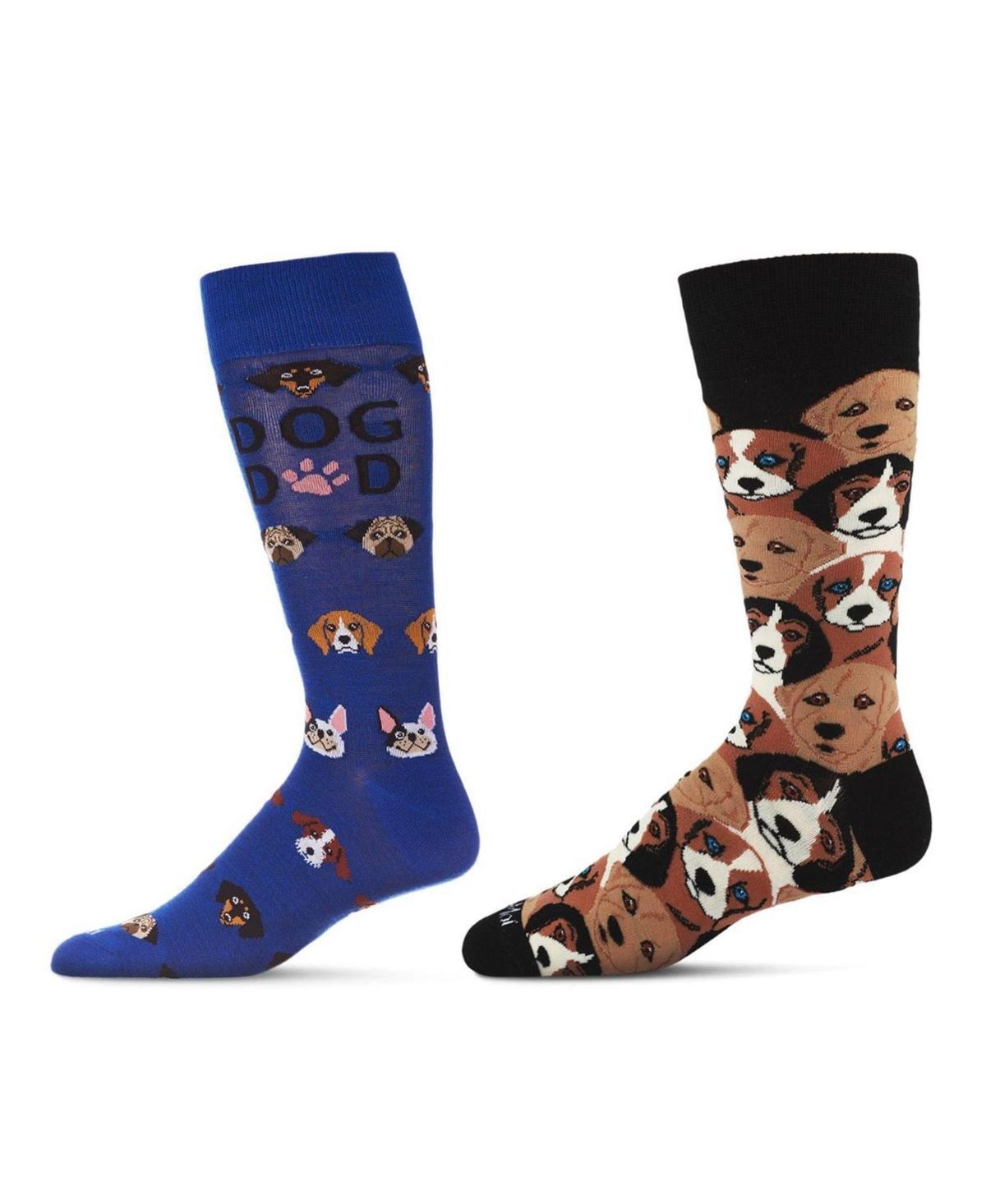 MeMoi Mens Crew Animal Assortment Socks, Pair of 2 Product Image