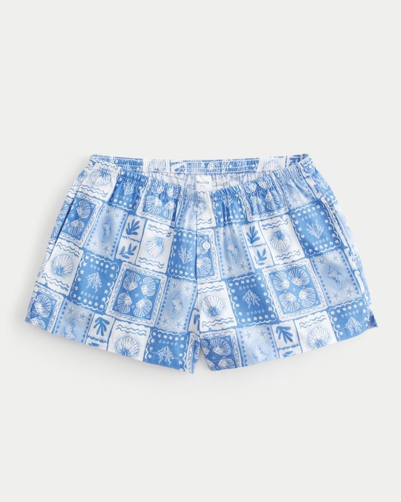 Cotton Pajama Shorts Product Image