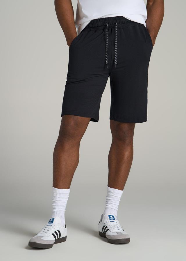 Weekender Stretch Lounge Shorts for Tall Men in Black Male Product Image