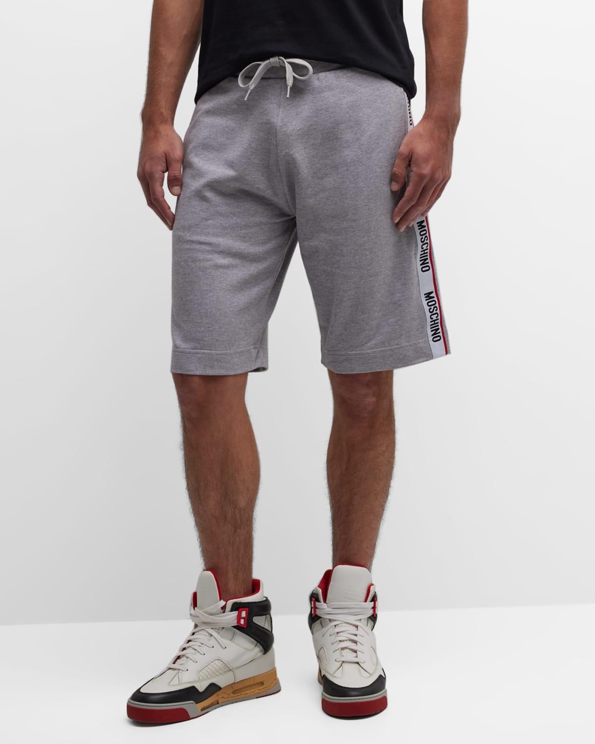 Mens Sweat Shorts with Side Taping Product Image