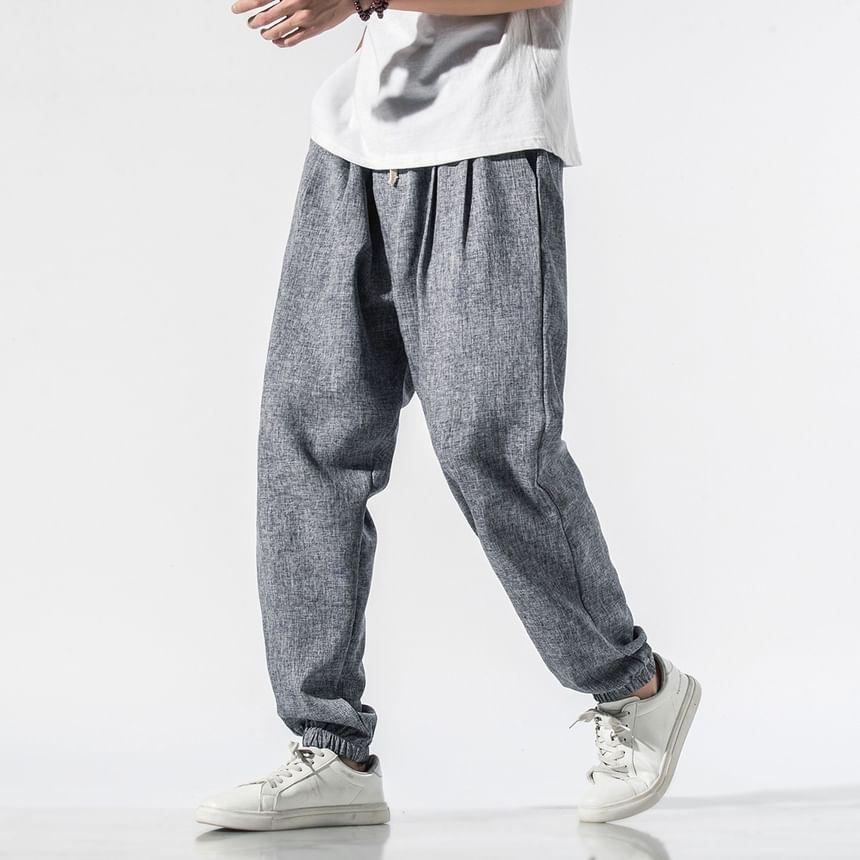 Mid Rise Plain Harem Pants Product Image