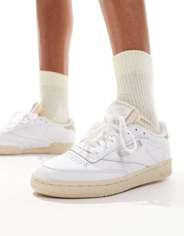 Reebok Club C 85 Vintage sneakers in white and sage Product Image