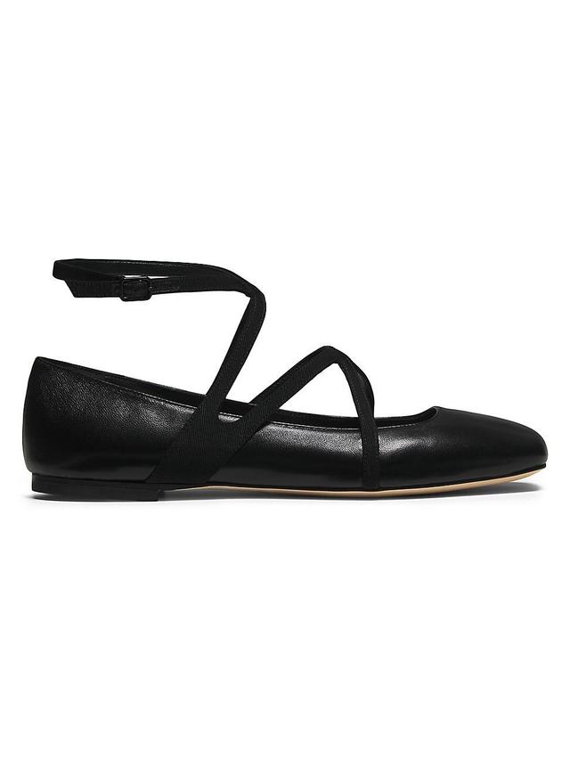 Womens Astoria Nappa Leather Ballet Flats Product Image