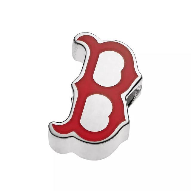 LogoArtSterling Silver Boston Red Sox Bead, Womens, Multicolor Product Image