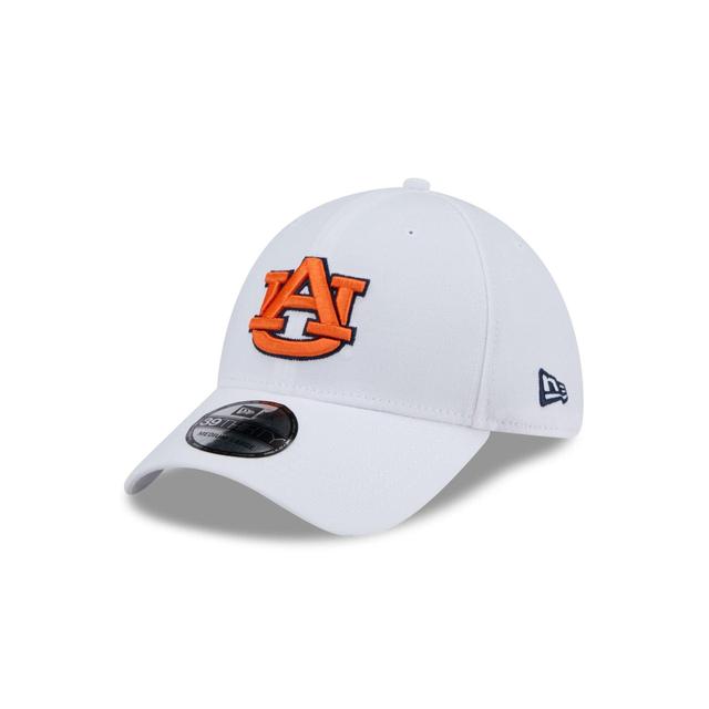 Auburn Tigers Chrome 39THIRTY Stretch Fit Hat Male Product Image