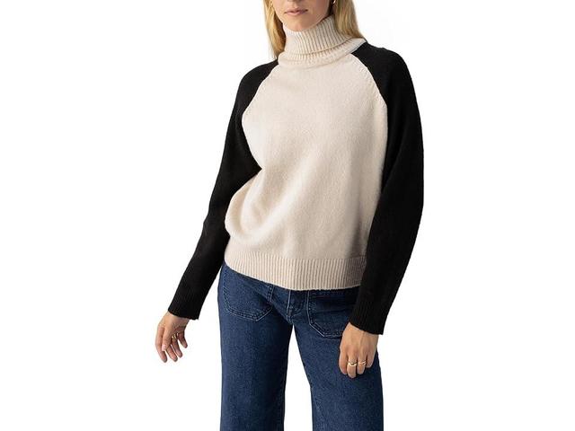 Sanctuary Cozy Day Sweater (Toasted Almond / Black) Women's Sweater Product Image