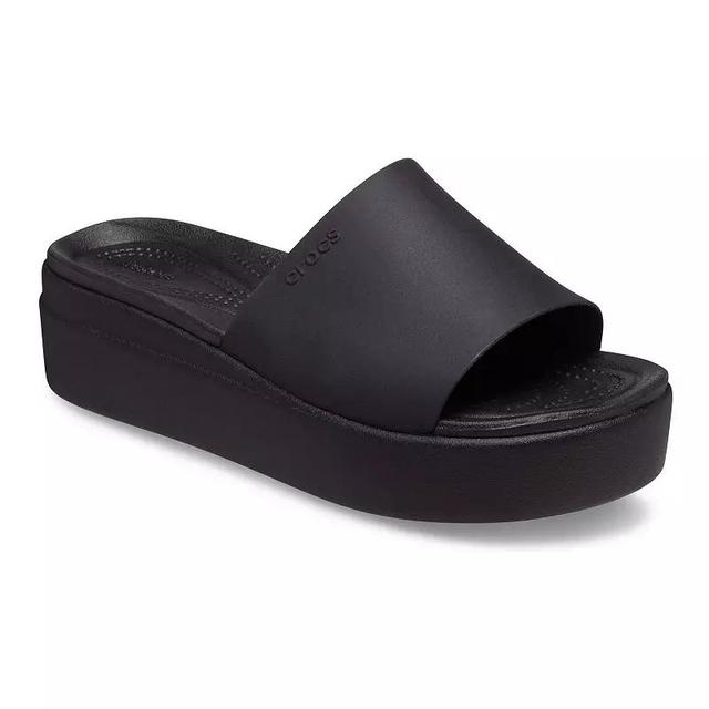 Crocs Womens Brooklyn Slide Low Wedge Sandal Product Image