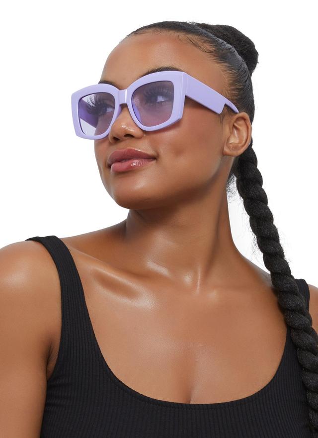 Basic Thick Sunglasses Female Product Image