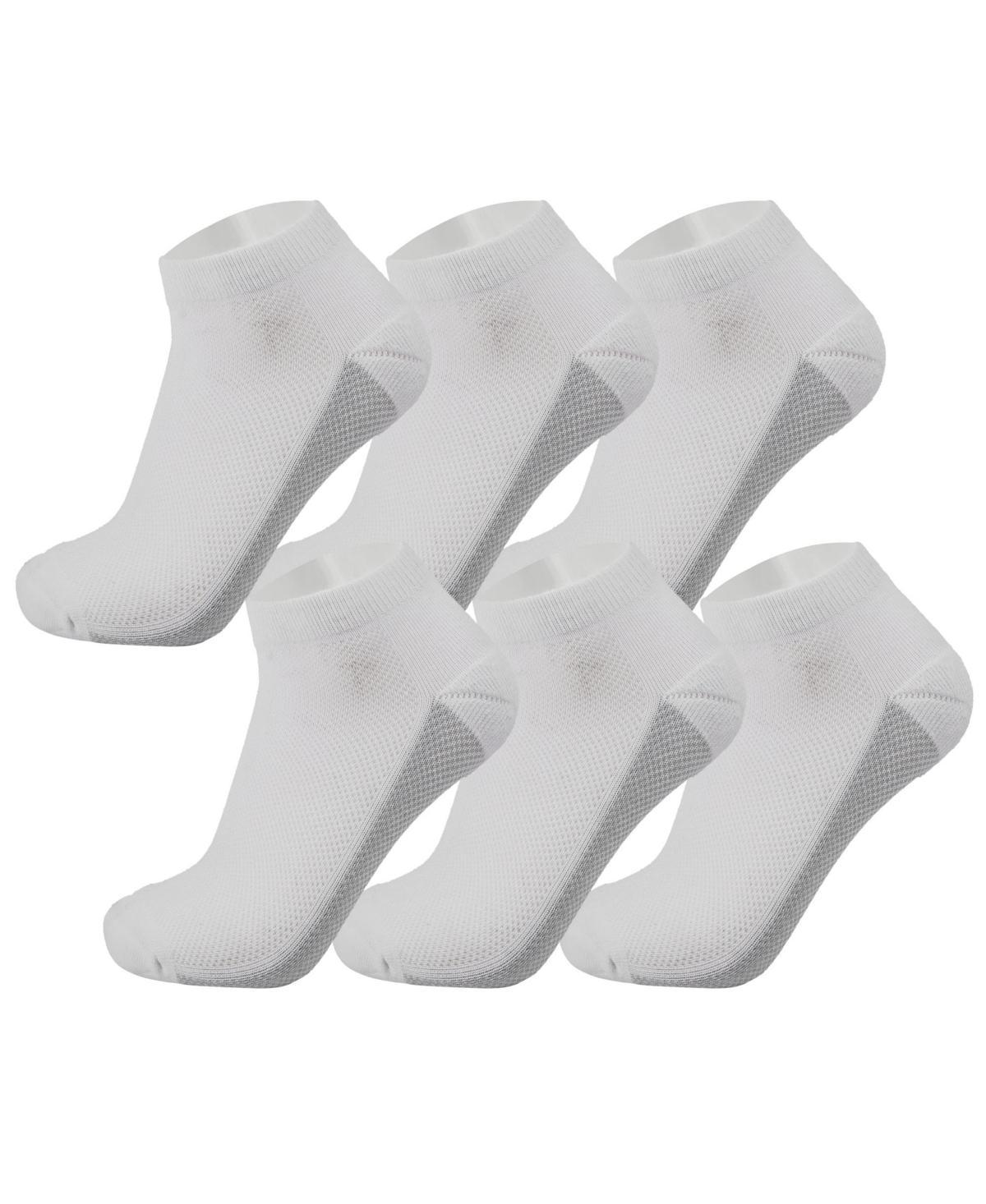 Men's Athletic Performance Low Cut Ankle Socks Cotton Multipack Sock Product Image