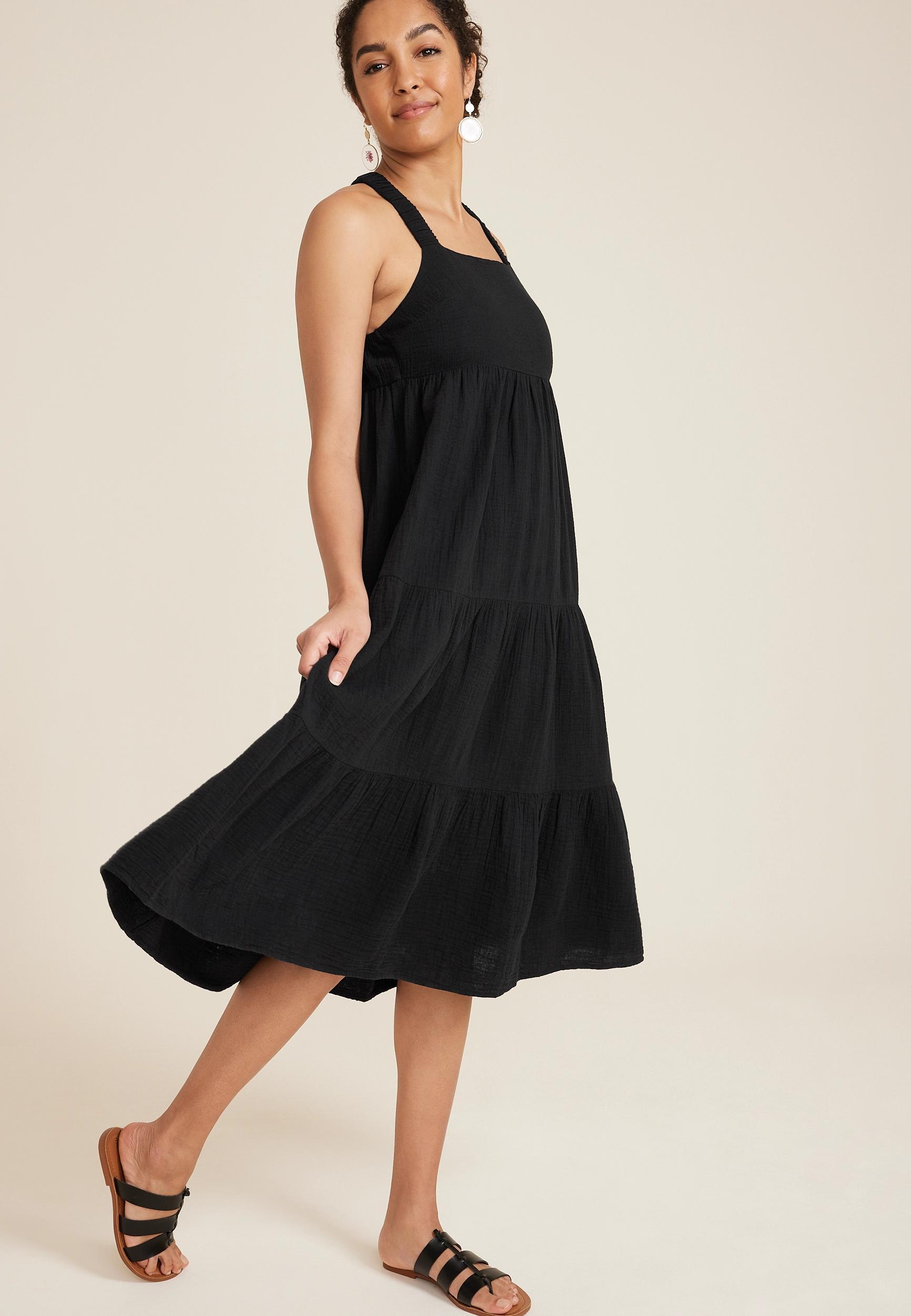 Double Cloth Midi Dress Product Image