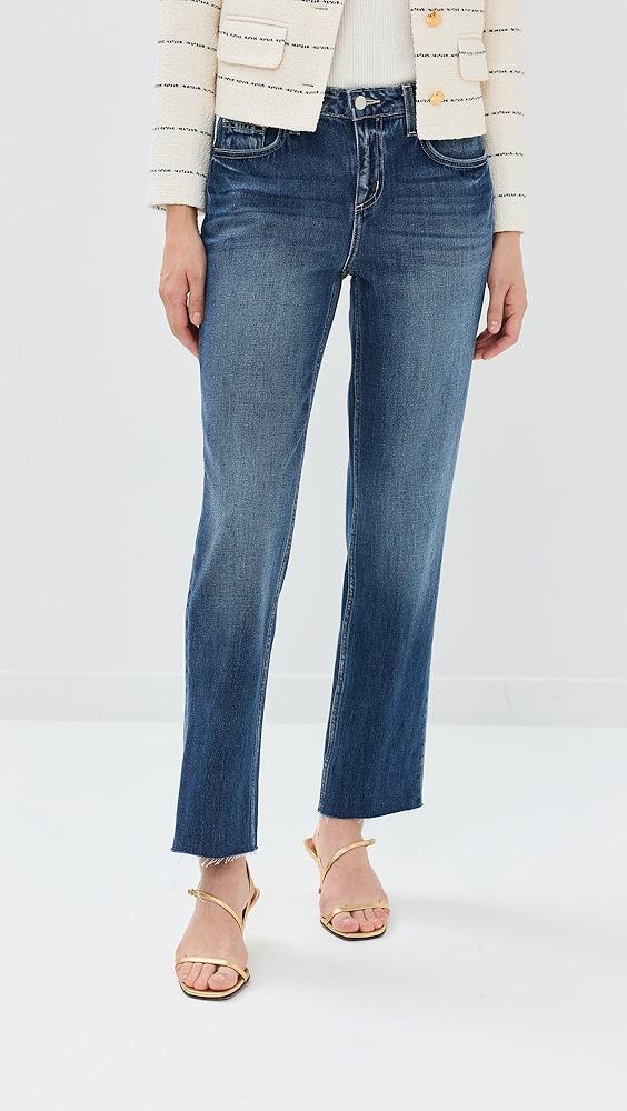 L'AGENCE Milana Low Rise Stovepipe Jeans | Shopbop Product Image