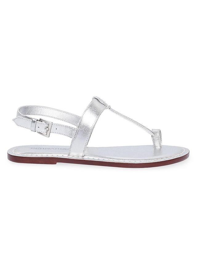 Womens Maverick 2 Metallic Leather Toe Ring Sandals Product Image