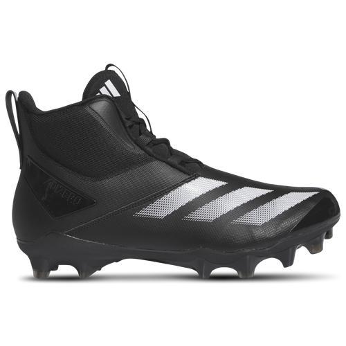 adidas Mens adiZero Chaos Lineman - Football Shoes Black/Black/White Product Image