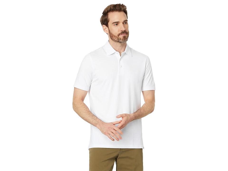 Faherty SS Movement Pique Polo (Pure ) Men's Clothing Product Image