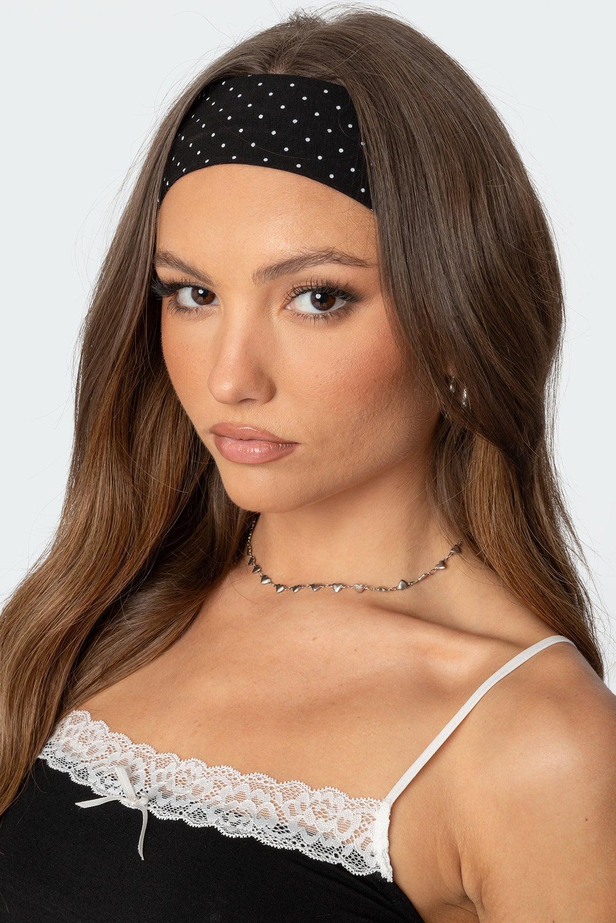 Polka Dot Printed Headband Product Image