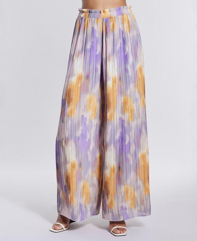 Bcbg New York Womens Pleated Wide-Leg Pants Product Image