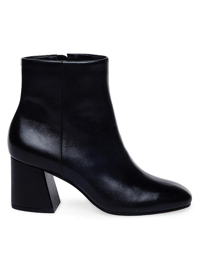 Womens Nola Leather Ankle Booties Product Image