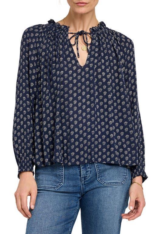 Faherty Emery Print Blouse Product Image