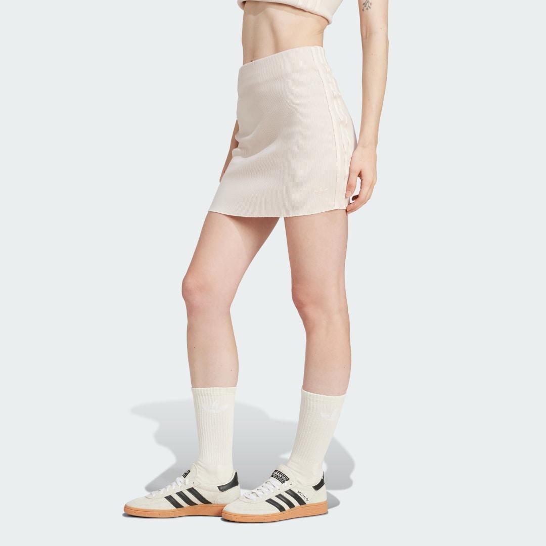 adidas Rib Skirt Wonder Quartz S Womens Product Image