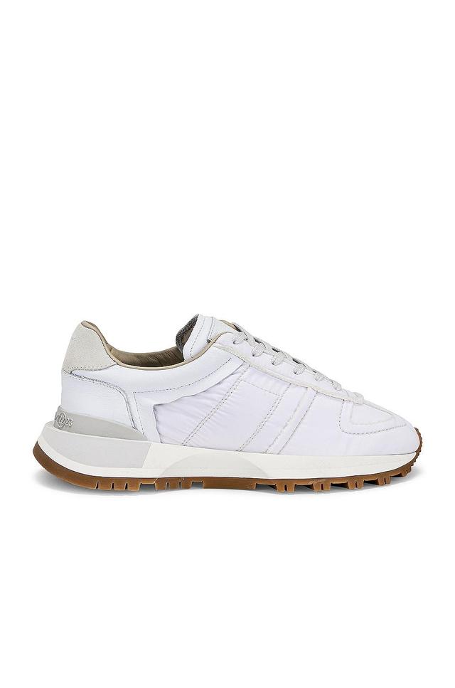 Maison Margiela Nylon Sneakers in White Product Image