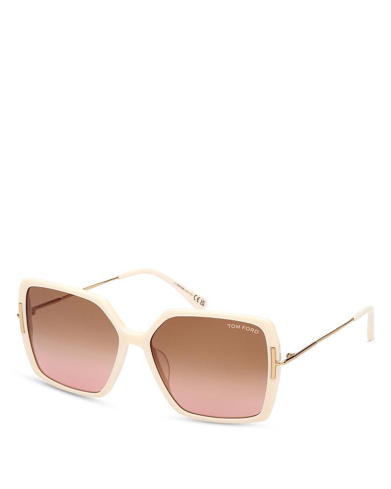 TOM FORD Joanna 59mm Gradient Butterfly Sunglasses Product Image