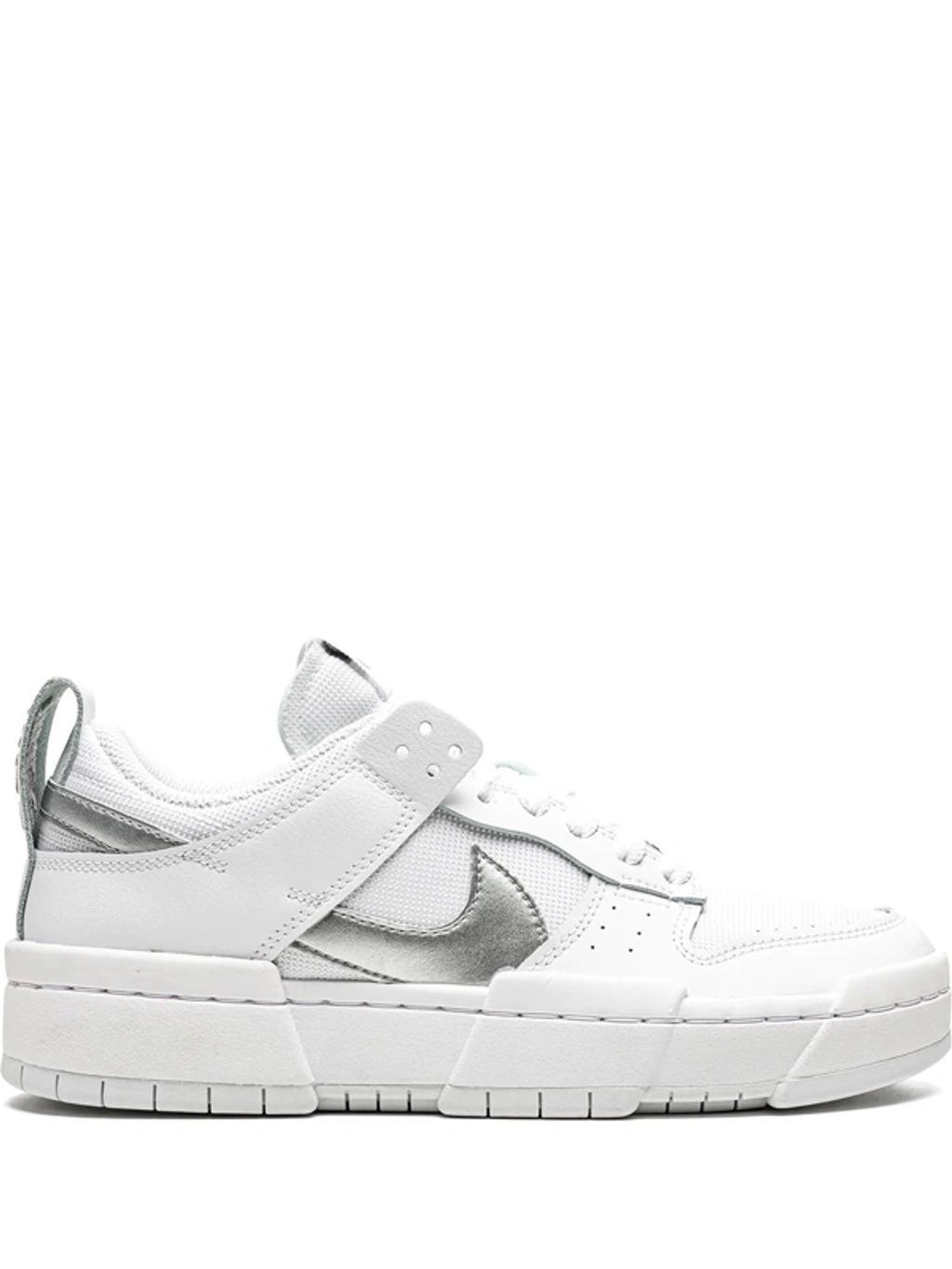 Dunk Low Disrupt Sneakers In White Product Image