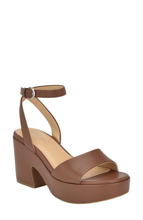 Calvin Klein Summer Ankle Strap Platform Sandal Product Image