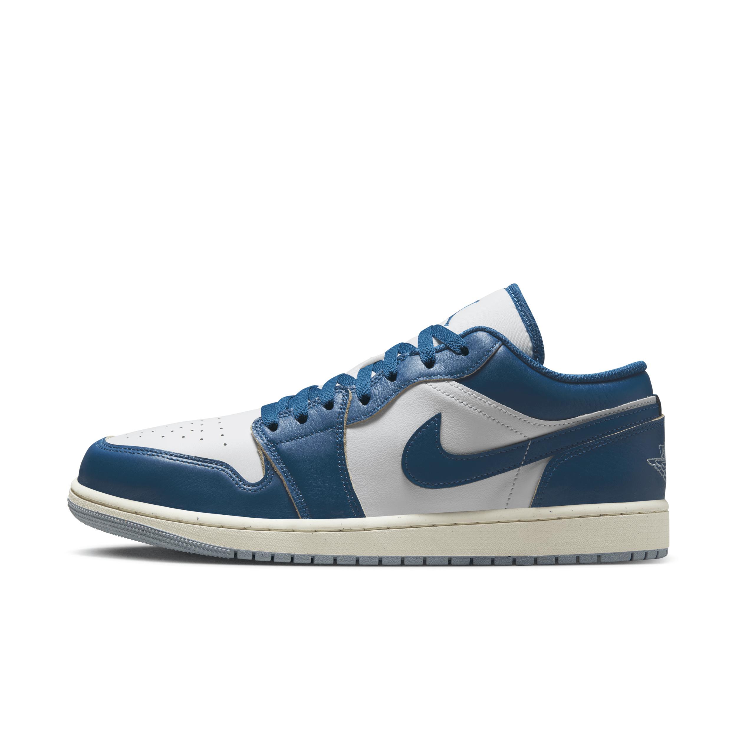 Jordan Mens Jordan AJ 1 Low SE - Mens Shoes Blue/White Product Image