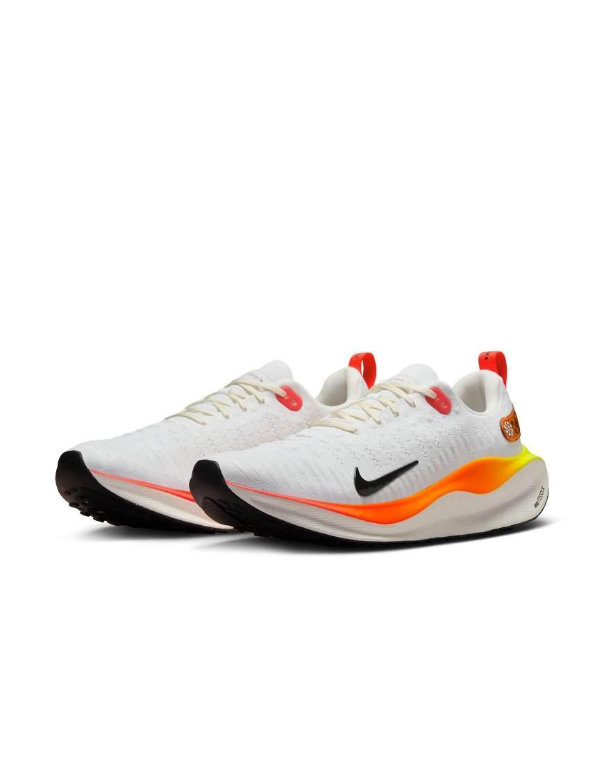 NIKE Infinity Run X Sneakers In White And Red Ombre Product Image