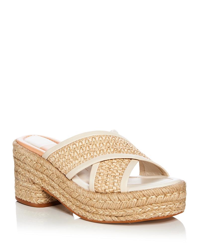 Dolce Vita Womens Eldora Espadrille Heeled Mule Sandals Product Image