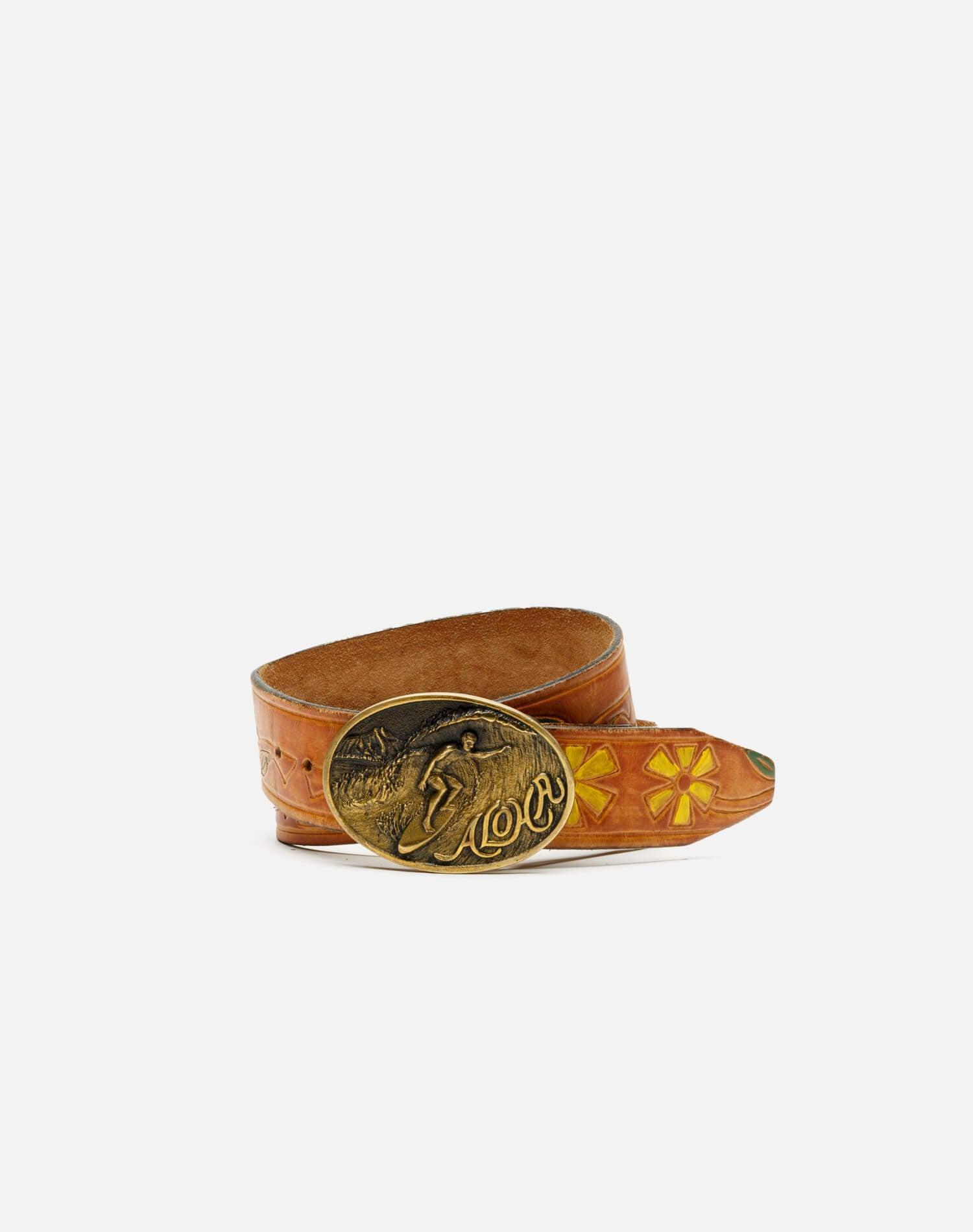 70s Aloha Leather Belt - #2 Female Product Image