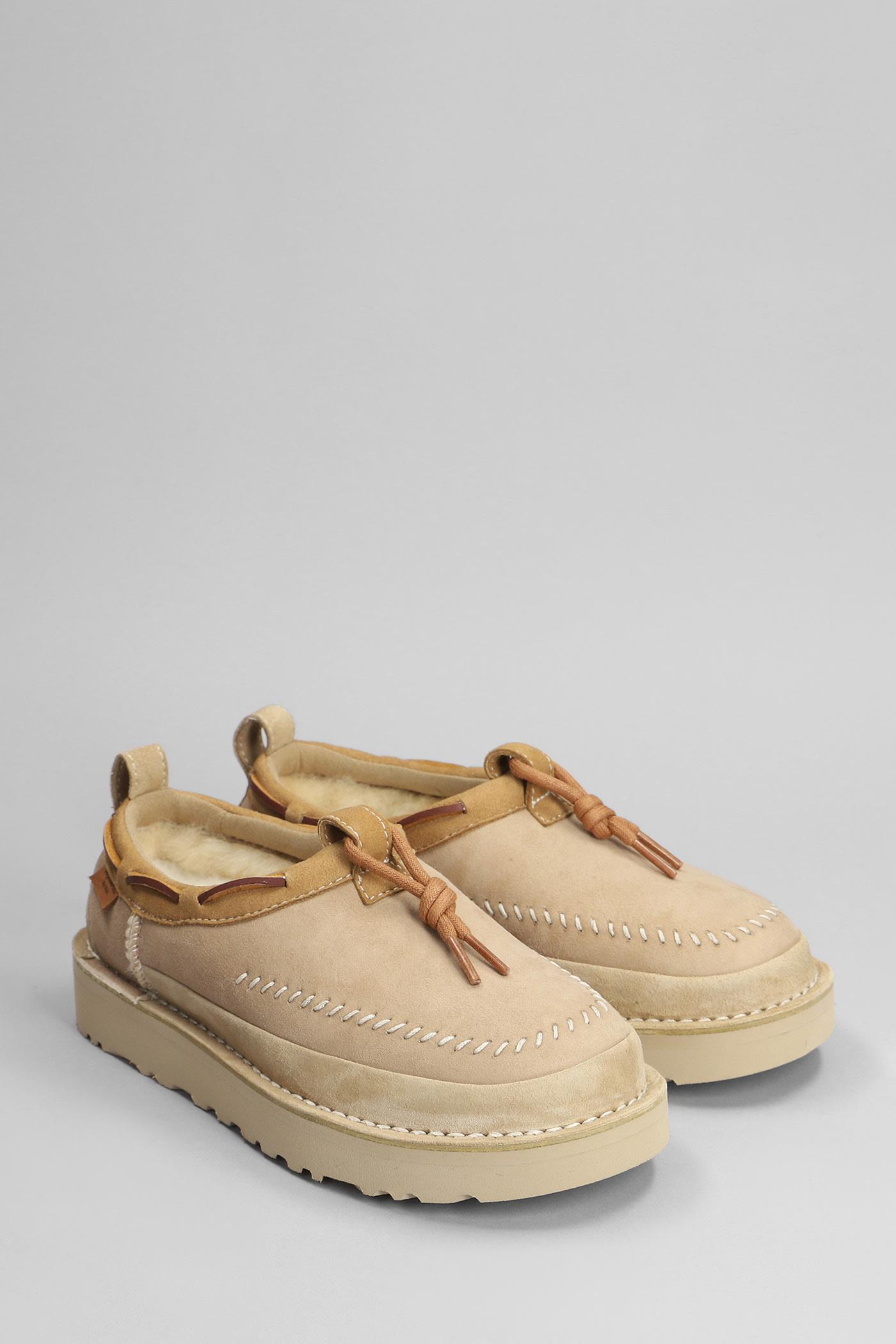 Suede Tasman Crafted Regenerate Slippers In Beige Product Image