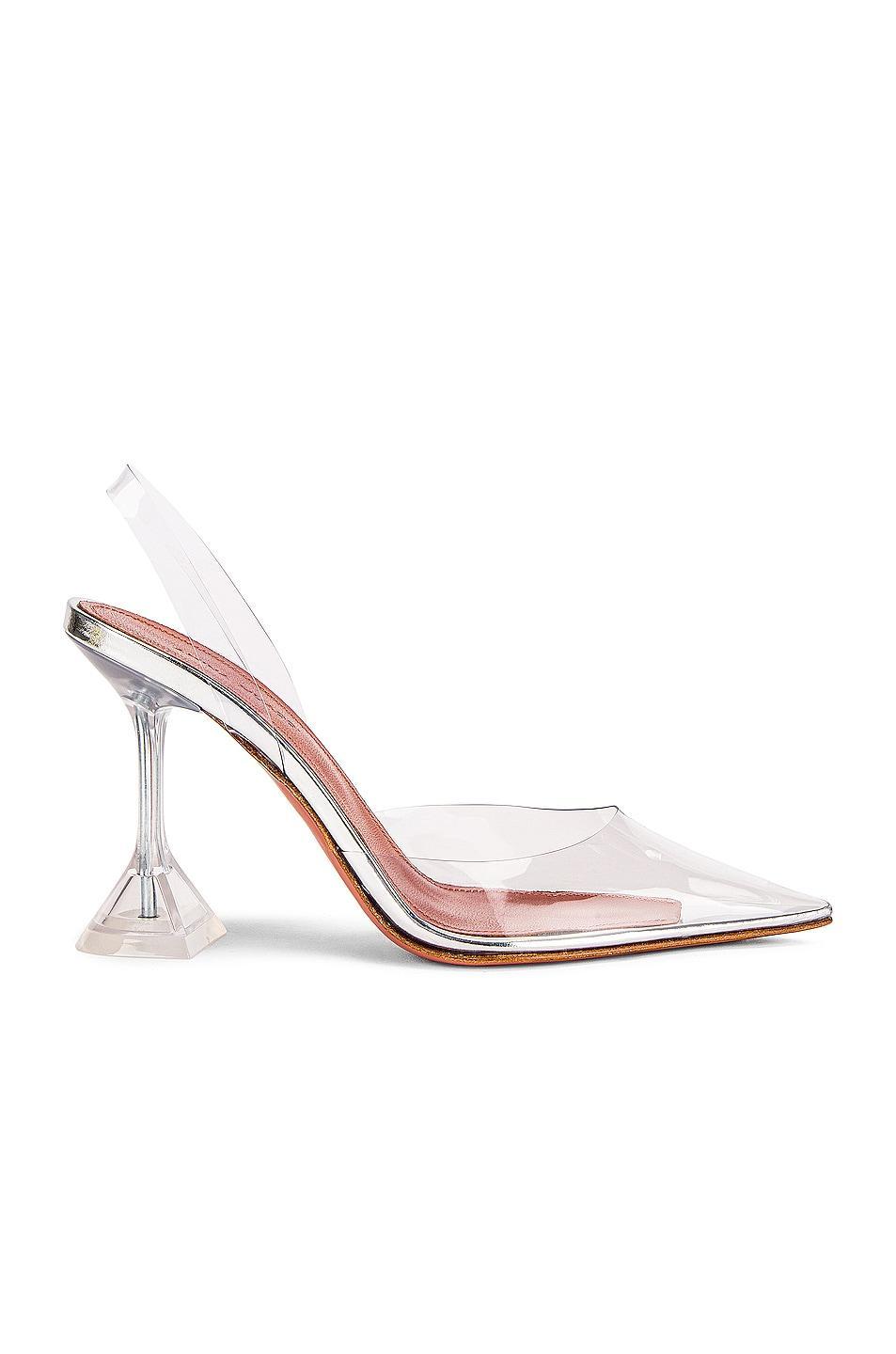 AMINA MUADDI Holli Glass Heel in White product image