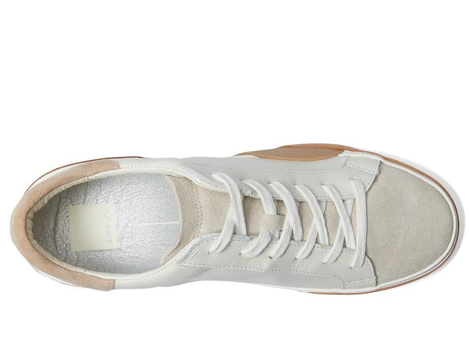 Zina Sneaker In White/tan Leather Product Image