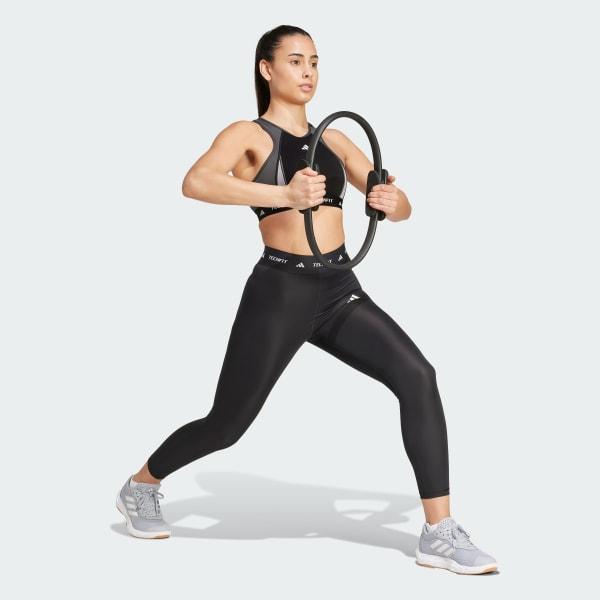 Techfit Medium-Support High-Neck Colorblock Bra Product Image