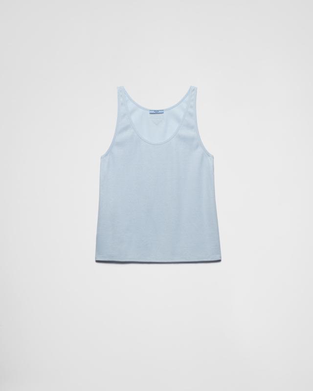 Ribbed knit tank top Product Image