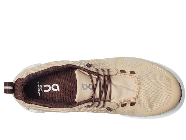 On Women's Cloud 5 Waterproof (Savannah/Ivory) Women's Shoes Product Image