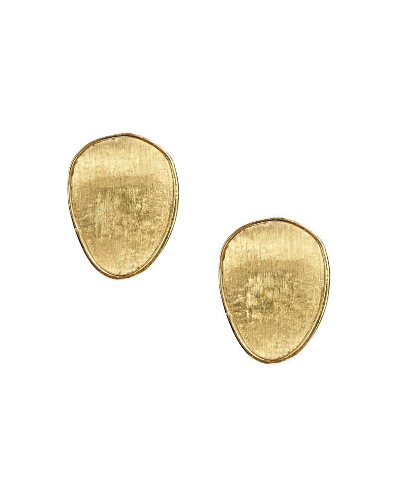 Womens Lunaria 18K Yellow Gold Small Button Earrings - Gold - Gold - Size Small Product Image