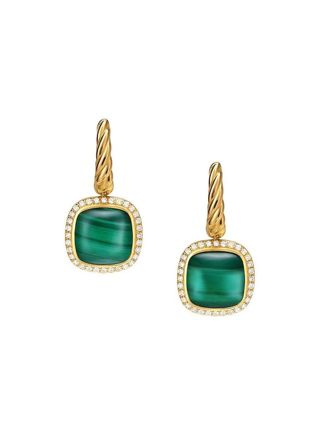 Womens Albion Drop Earrings in 18K Yellow Gold Product Image