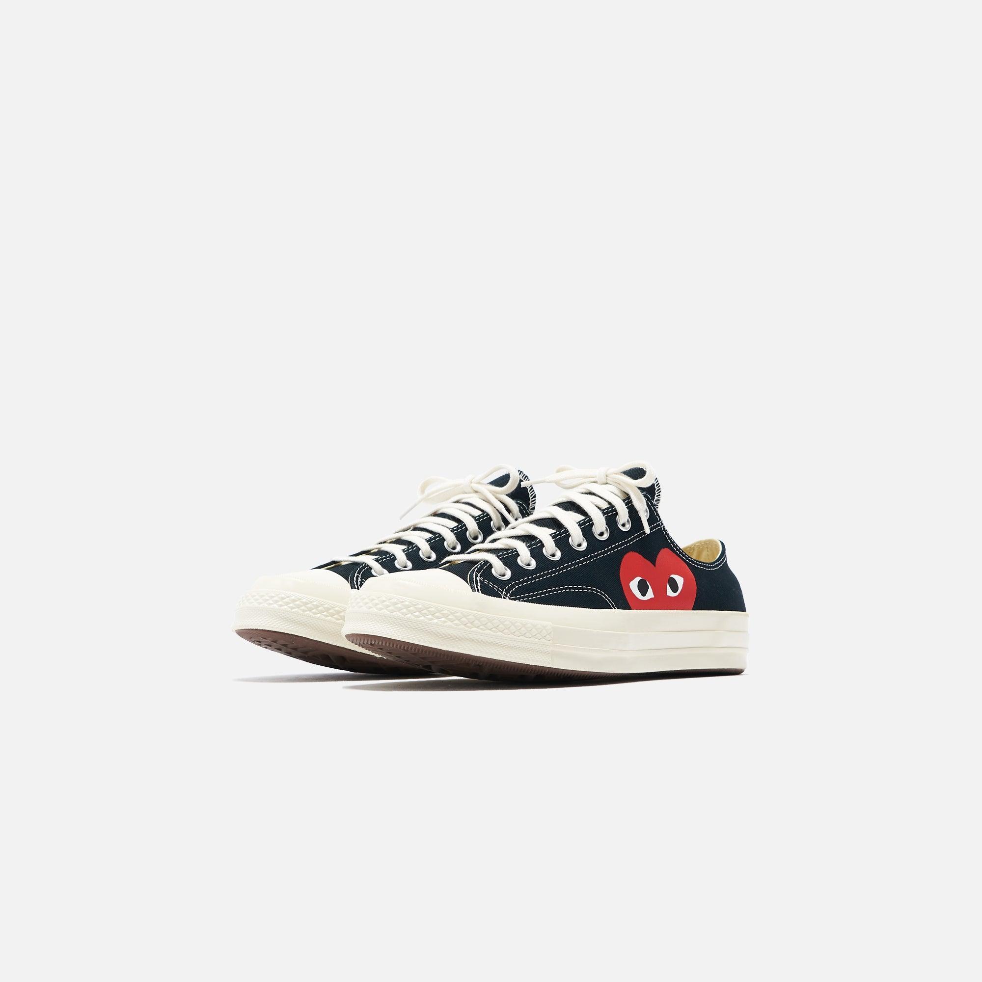 Converse x Comme des Garçons CDG Play Chuck Taylor Low - Black  Product Image