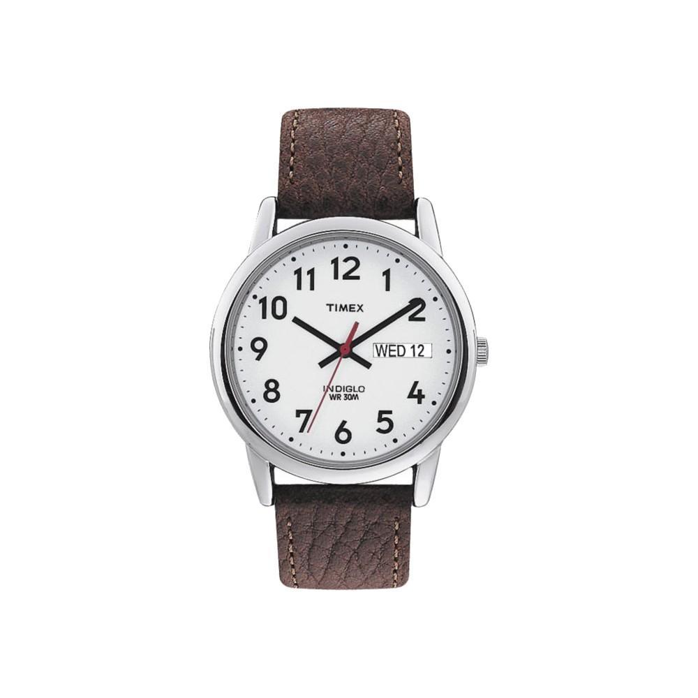 Timex Mens Wardrobe Essentials Leather Watch - T20041JT Brown Product Image