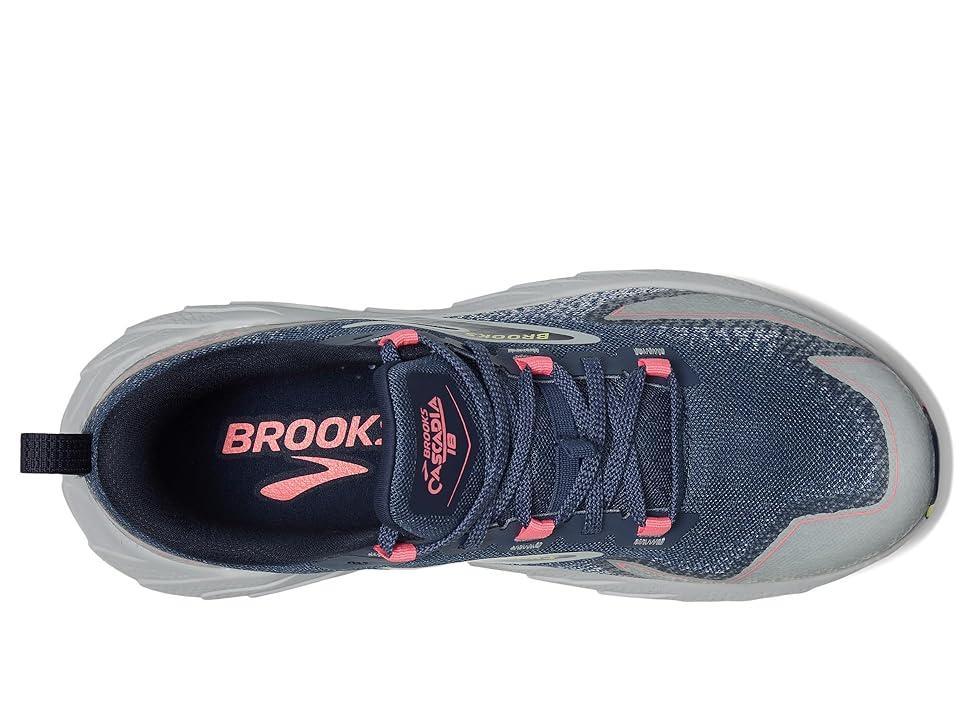 Brooks Cascadia 18 (Oceana/Pearl Blue/Pink) Women's Running Shoes Product Image