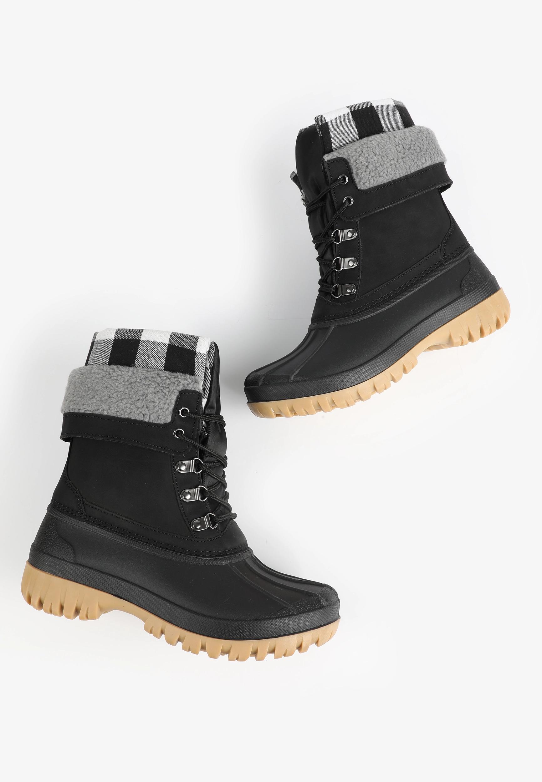 Piper Buffalo Plaid Mid Shaft Duck Boot Product Image