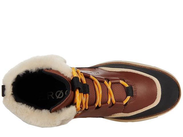 Cole Haan 4.Zerogrand Leather Hiker (Water Resistant Black/Woodbury Suede/Leopard Print Suede) Women's Shoes Product Image