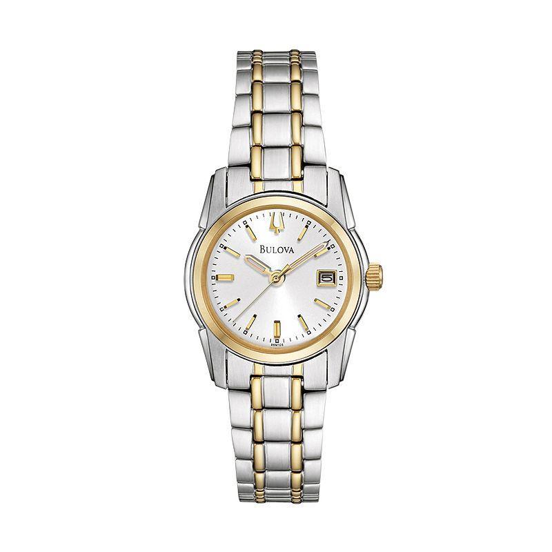 Bulova Womens Dress Two Tone Stainless Steel Watch - 98M105 Product Image