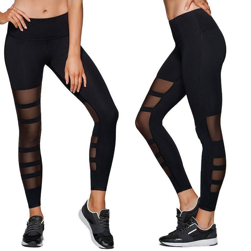 Mesh Insert Sports Leggings Product Image