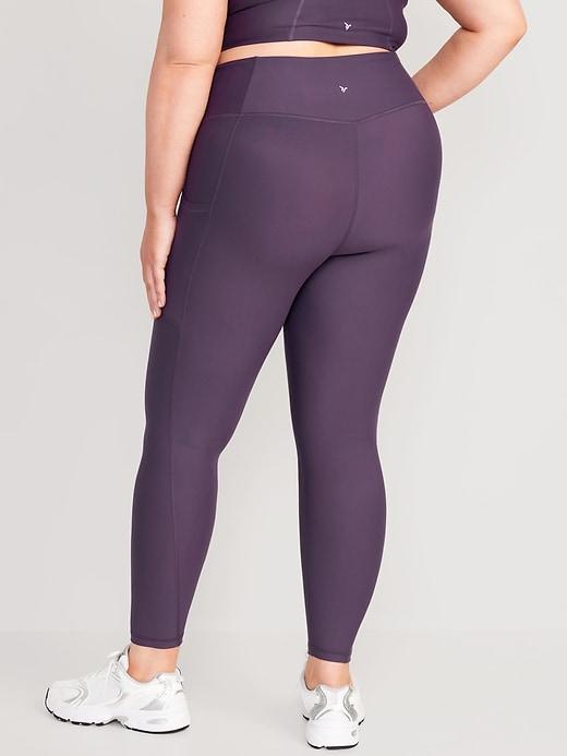 High-Waisted PowerSoft Ribbed Leggings Product Image