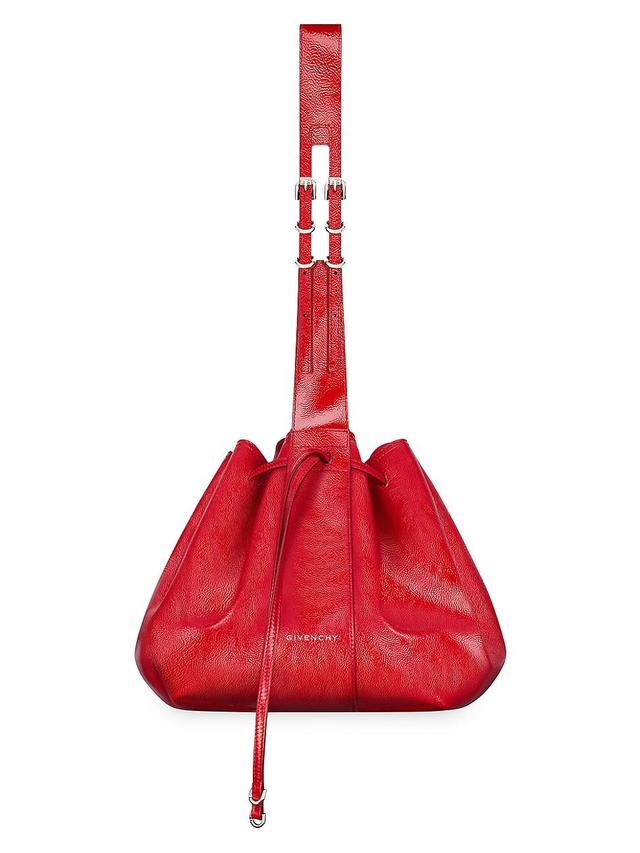 Womens Medium Pumpkin Bag in Patent Leather Product Image