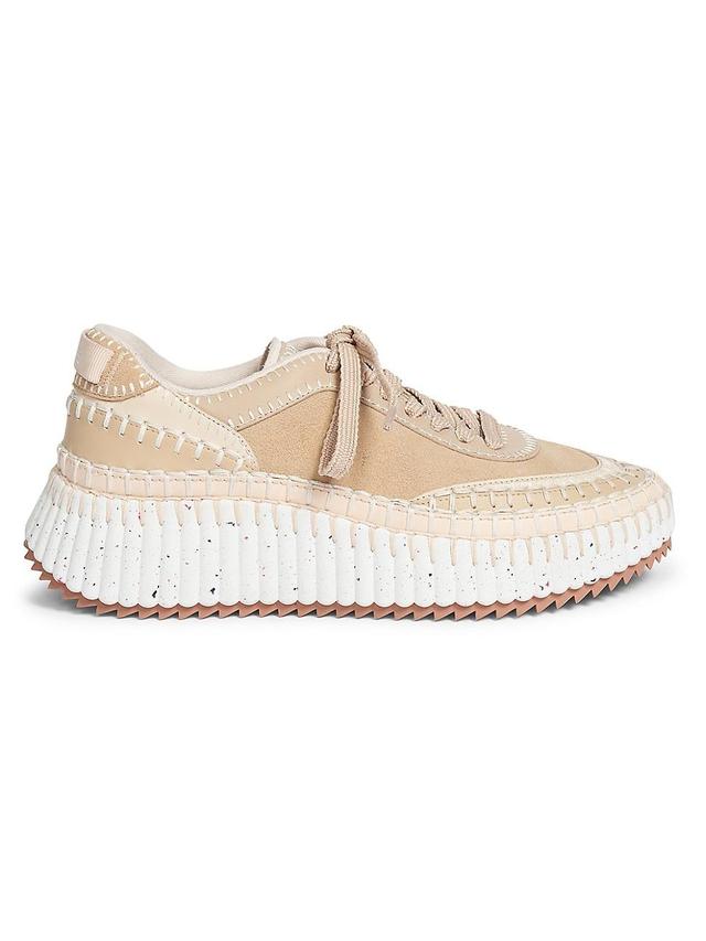 Womens Nama Suede & Leather Low-Top Sneakers Product Image