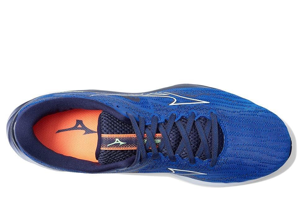 Mizuno Wave Rider 27 (Surf the Web/White) Men's Shoes Product Image